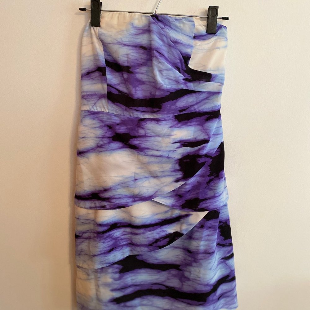 Strapless Tie Dye- Mini Dress